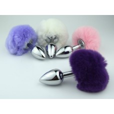 M Bunny Tail Butt Plug Anal Toy M Bunny Tail Butt Plug Anal Toy